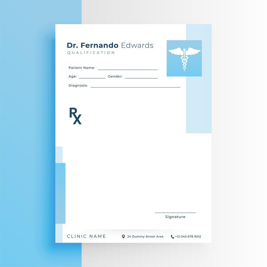Comprehensive Medical Report Template